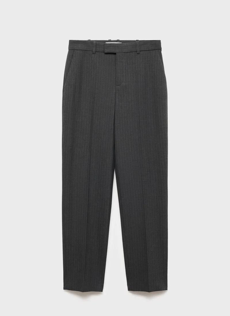 MANGO Casual Pinstripe Suit Trousers