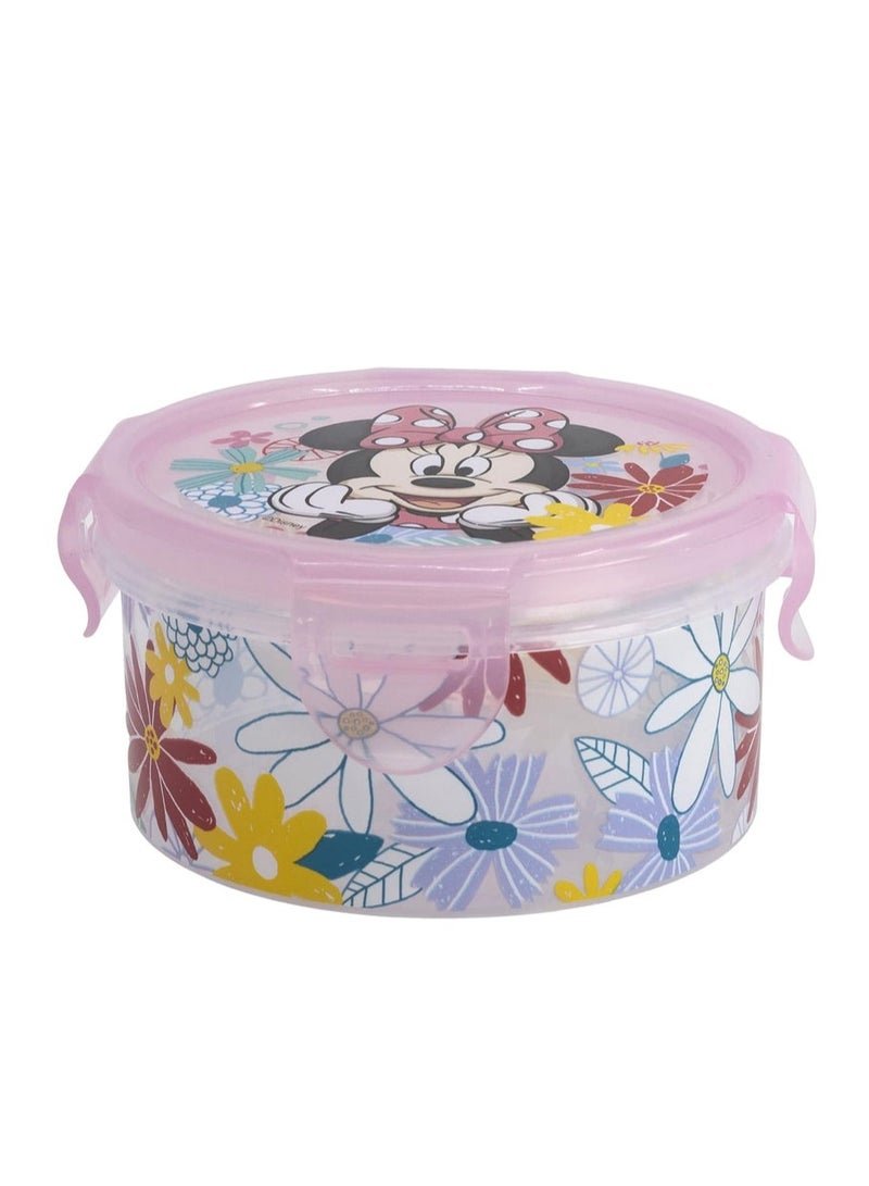 AKDC STOR Minnie Mouse Spring Look Round Hermetic Food Container 270ml  - Image 1