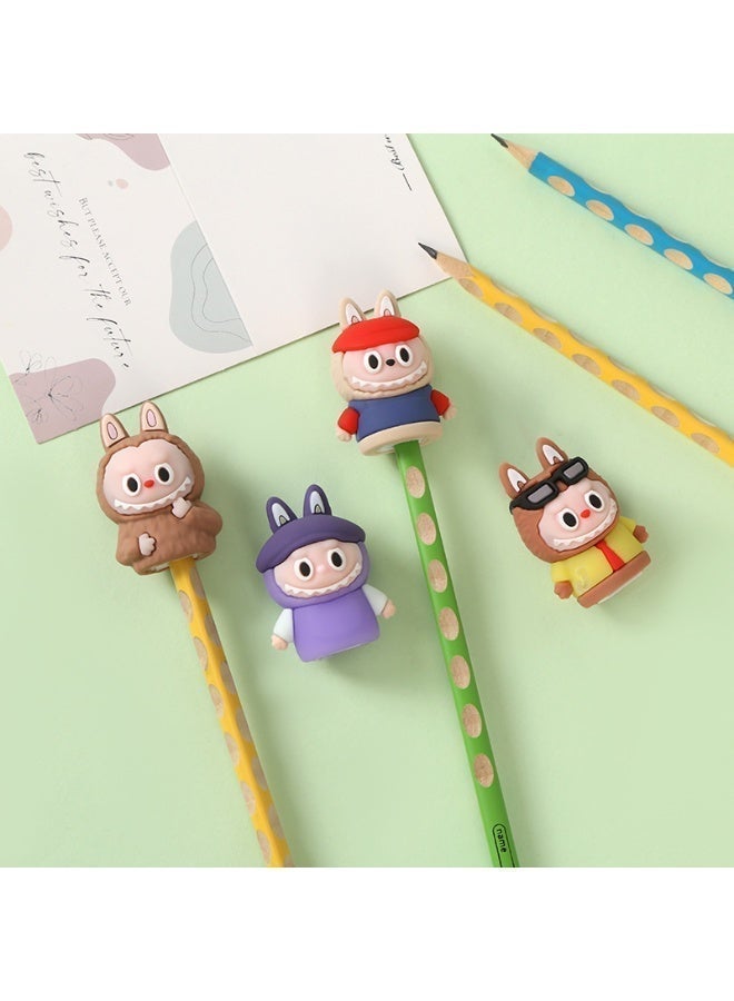 Labubu Rubber Pencil Sharpener (Random Design & No Color Choice) - Image 3