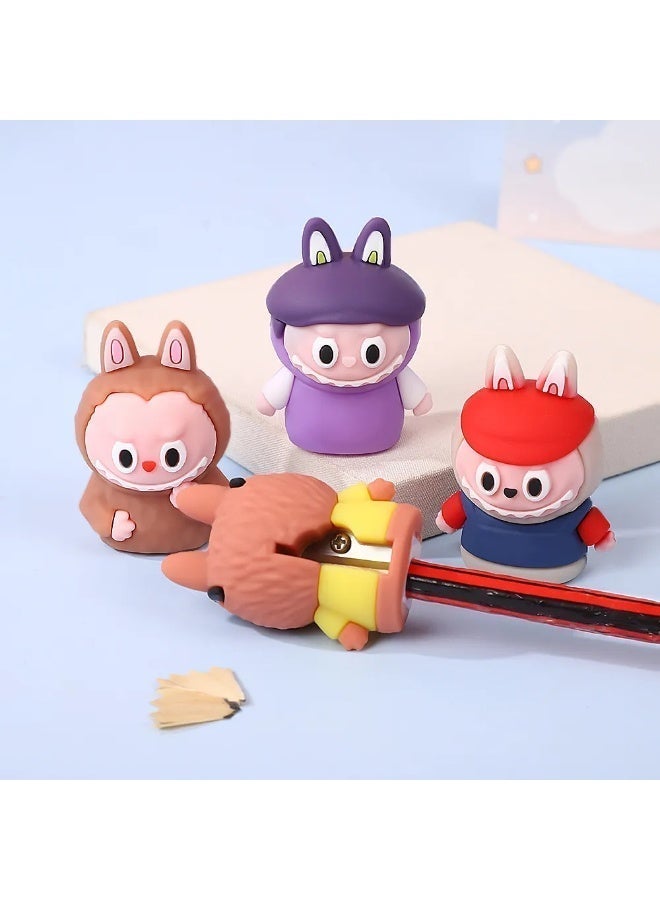 Labubu Rubber Pencil Sharpener (Random Design & No Color Choice) - Image 1