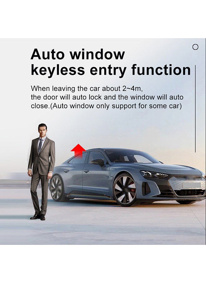 Generic - Car Intelligent Key with LCD Touchscreen Comfort Access Keyless Entry Touchless Remote Control Door Lock for All One-Button Starts Stop Engine Models - Image 1