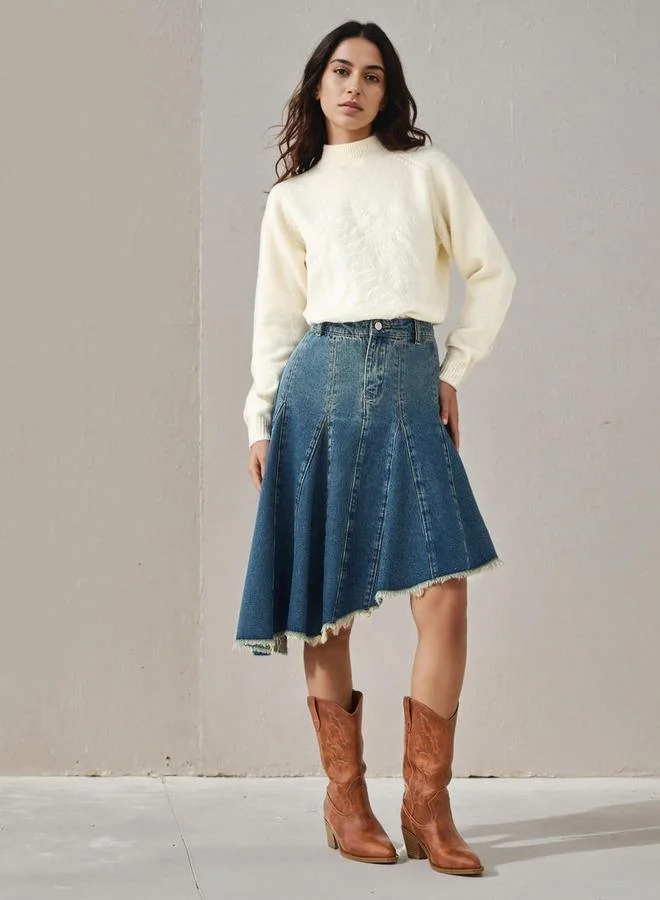 2Xtremz 2Xtremz Embroidered Crew Neck Sweater