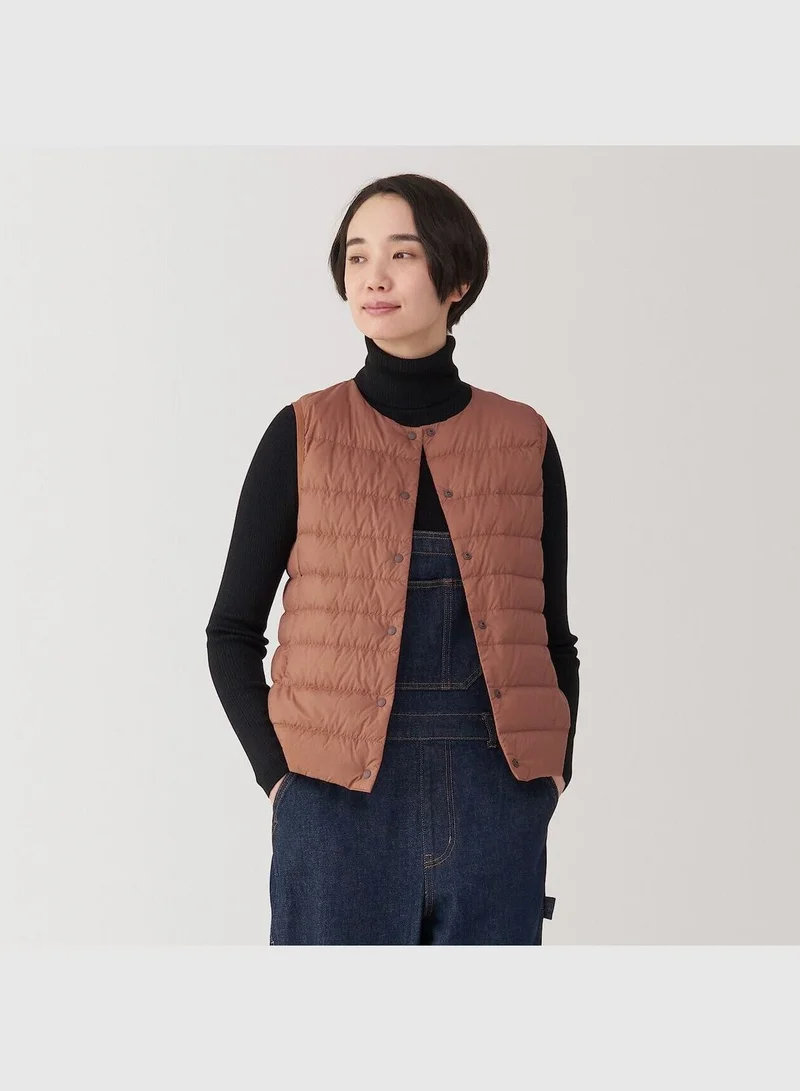 MUJI Light Weight Down Collarless Pocketable Vest
