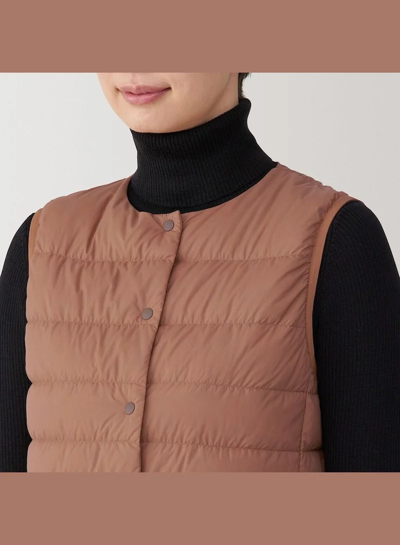 MUJI Light Weight Down Collarless Pocketable Vest