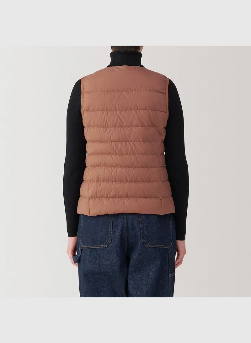 MUJI Light Weight Down Collarless Pocketable Vest
