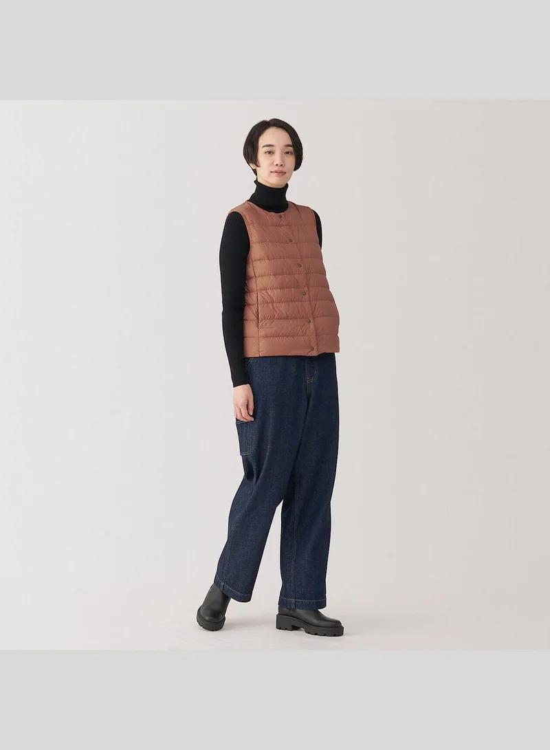 MUJI Light Weight Down Collarless Pocketable Vest