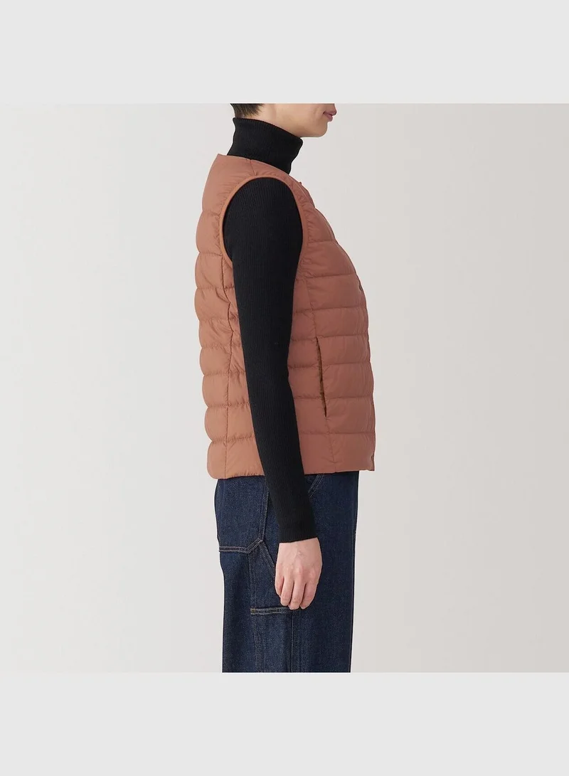 MUJI Light Weight Down Collarless Pocketable Vest