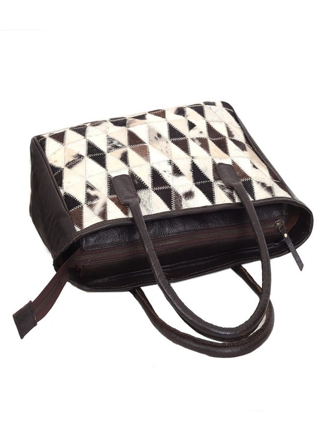 كويرو حقيبة يد جلدية نسائية - حقيبة كتف كلاسيكية من جلد البقر من ستايلو مع حقيبة يد صغيرة متناسقة، مناسبة للاستخدام اليومي أو كهدية - Image 2