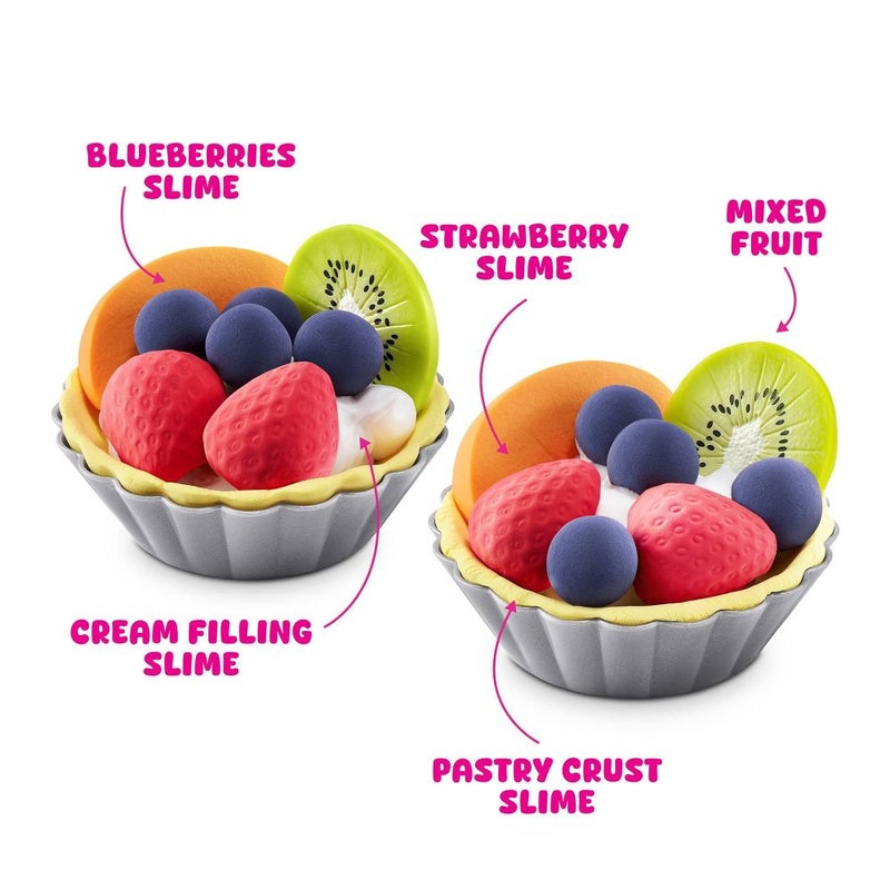 Slime Mart Series 1 Make Your Own Realistic Slime Food! Fruit Tart Bag DIY Kit (10 Pieces) - Image 4