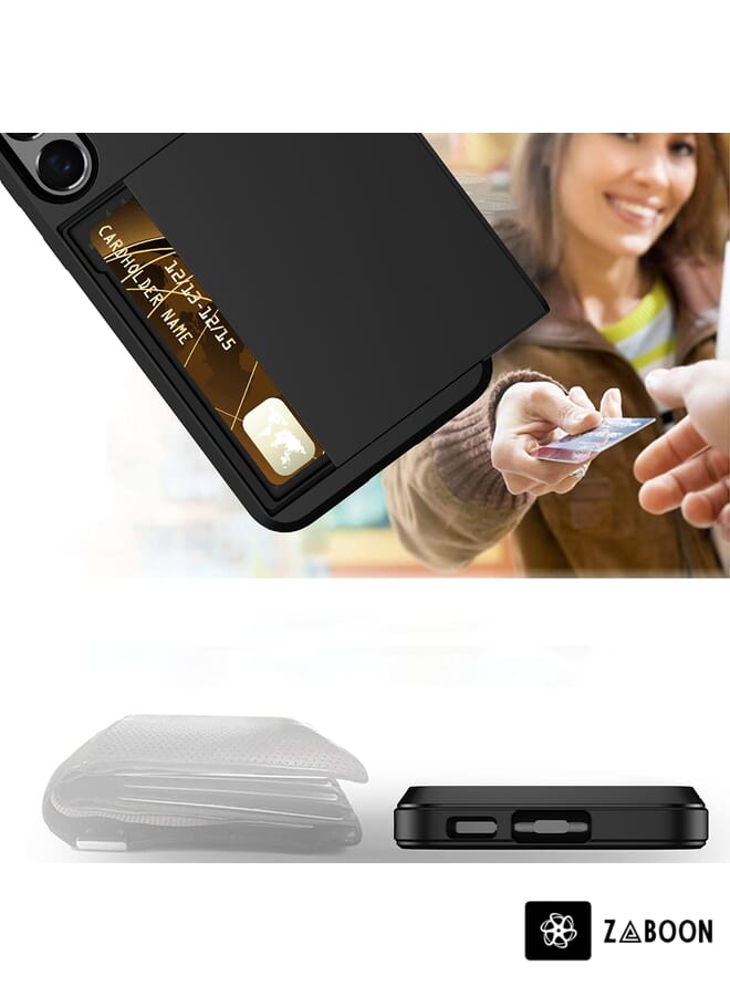 Zaboon غطاء حماية لجهاز سامسونج جالاكسي S23 ألترا 5G درع متعدد الوظائف مع فتحة بطاقة منزلقة - Image 5