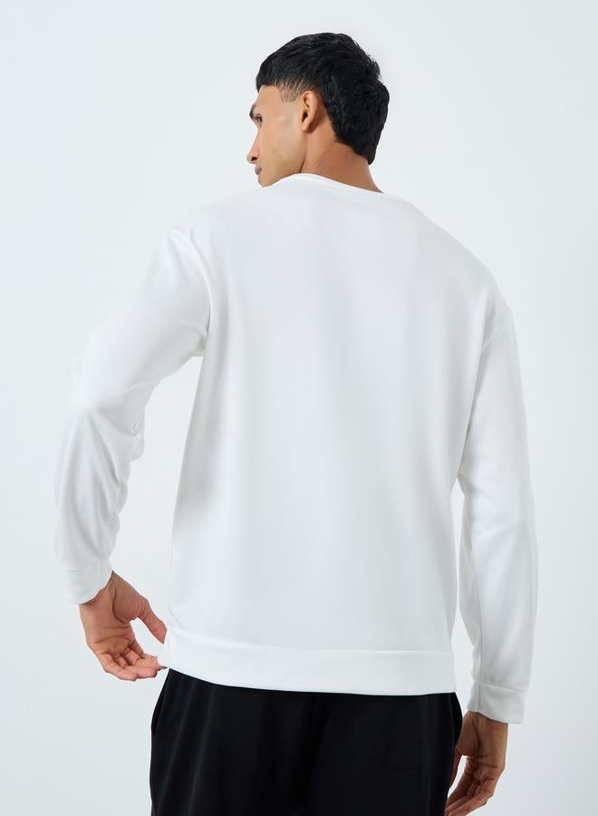 Take Two Men White Graphic Dodgers Pullover Sweatshirt - Image 4