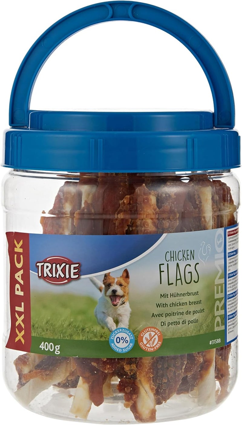 Trixie Premio Chicken Flags Dog Treats - 400G - Image 1