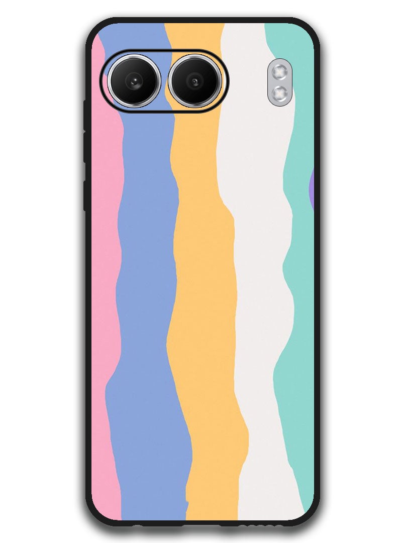 Theodor Protective Case Anti Scratch Shock Proof Bumper Cover For OnePlus Nord 4 Colourful stripes - Image 1