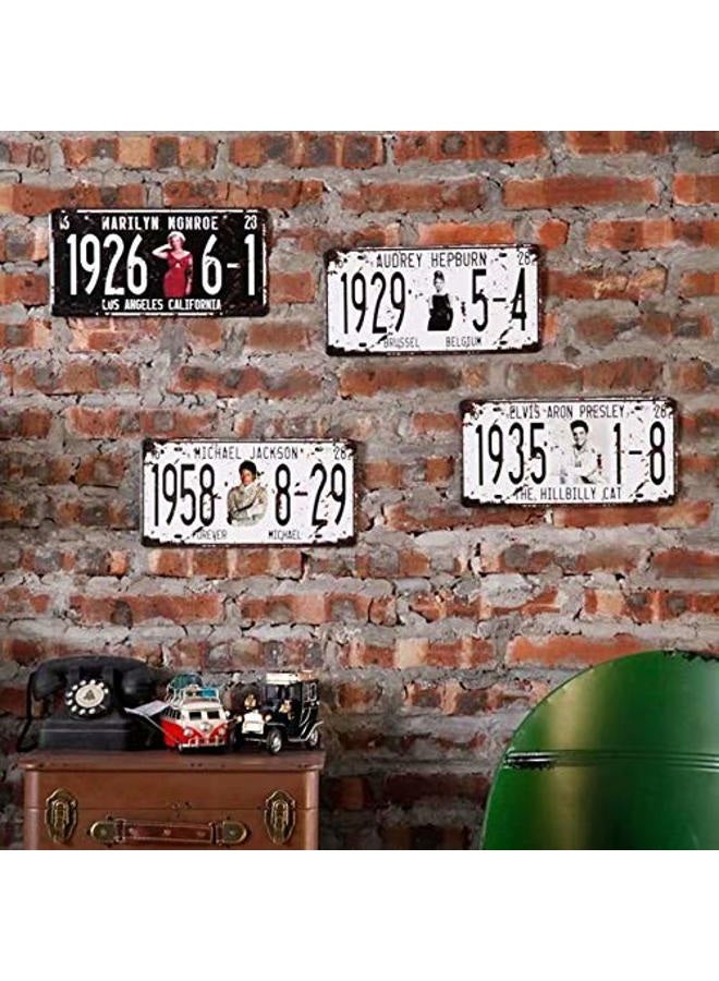 Mvgges Lilyanaen New Metal Sign Aluminum Sign Mile 0 Key West Funny for Outdoor & Indoor Home Decor 12" x 8" - Image 4