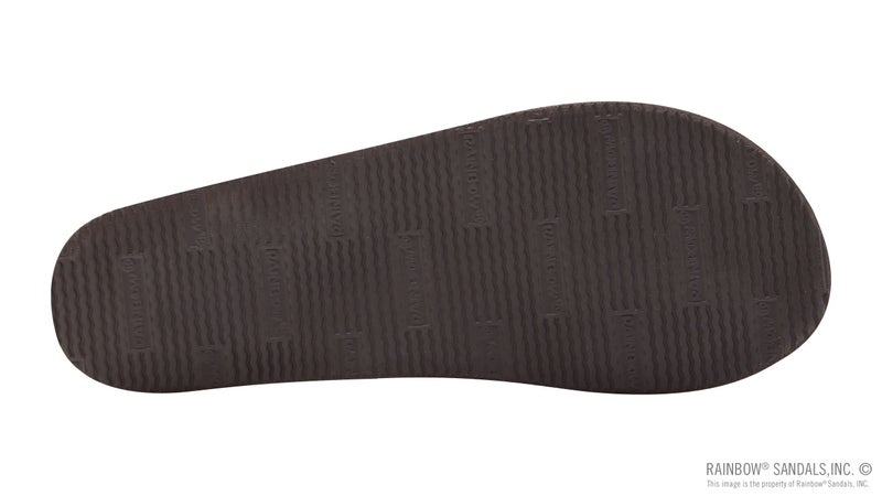 Rainbow Sandals Ladies Luxury Leather - Single Layer Arch Support With 1/2" Narrow Strap, Buckskin, Ladies Size Medium / 6.5-7.5 - Image 5