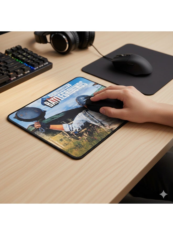 لوحة ماوس ألعاب PUBG Battlegrounds مقاس 30*25 سم - قاعدة مطاطية غير قابلة للانزلاق، حصيرة مكتب محمولة متينة بتصميم Battle Royale للمكتب والدراسة وملحقات ألعاب الكمبيوتر - Image 2