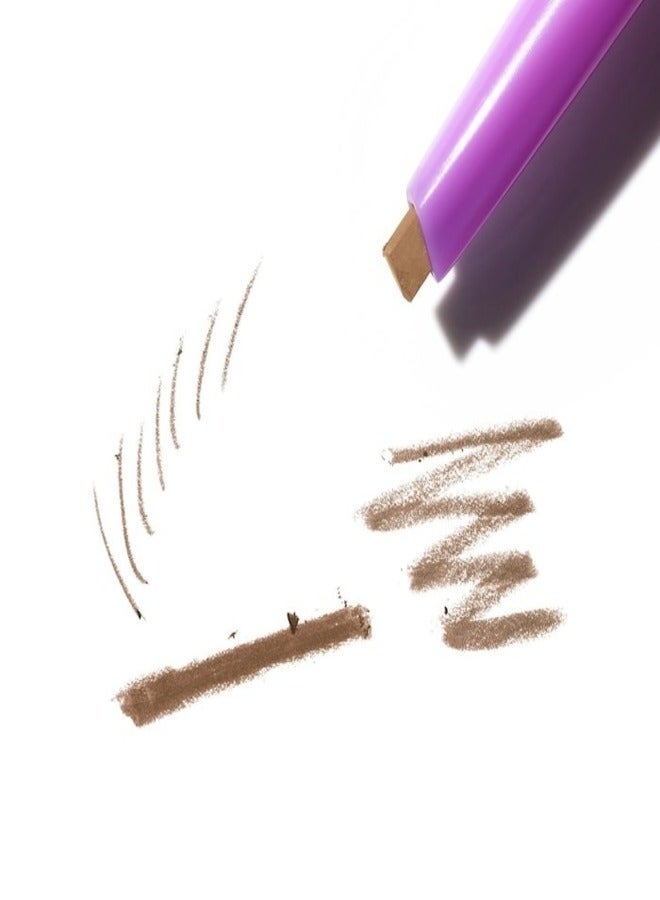 Kosas Brow Pop Dual-Action Filling & Shaping Eyebrow Pencil - Soft Brown - Light Brown/Dark Blonde 0.08g - Image 2
