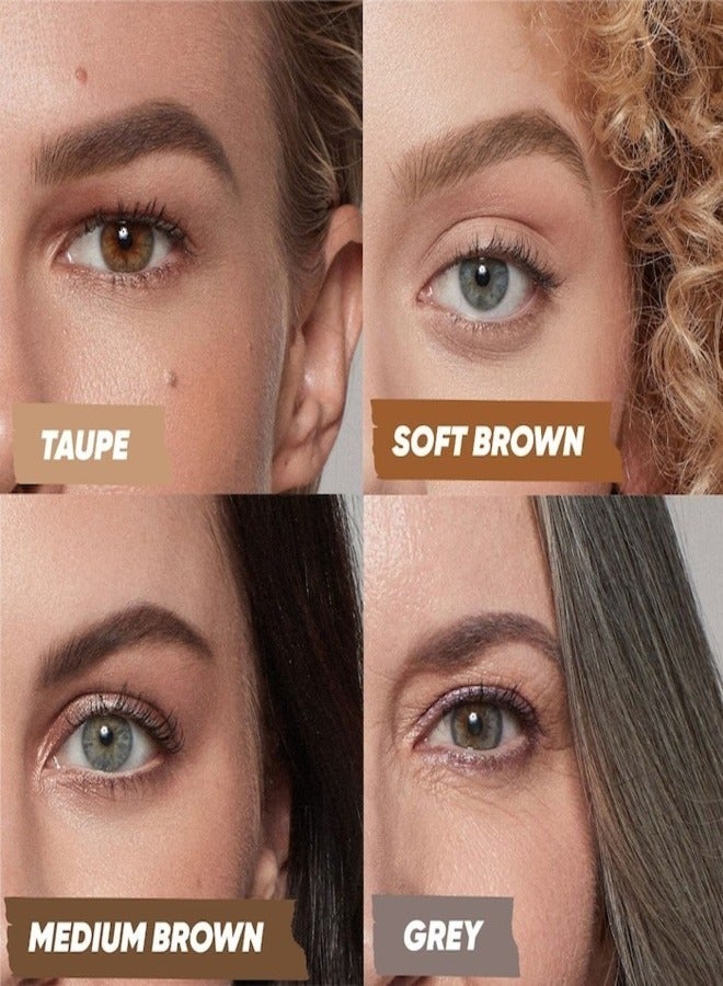 Kosas Brow Pop Dual-Action Filling & Shaping Eyebrow Pencil - Soft Brown - Light Brown/Dark Blonde 0.08g - Image 5