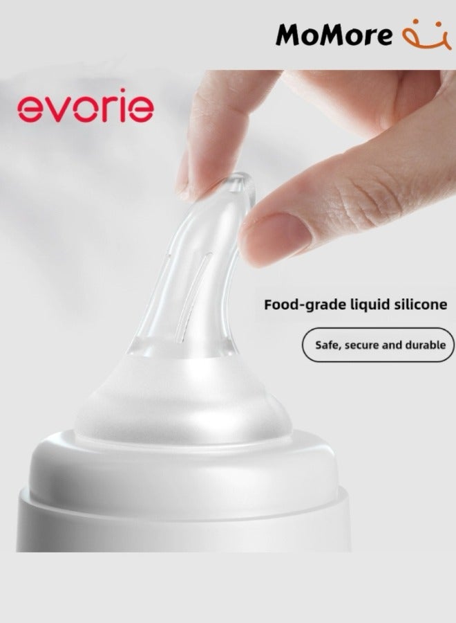 Anti-Colic Tritan Wide Neck Baby Feeding Bottle With Handle, 160ML, 6 Months +
