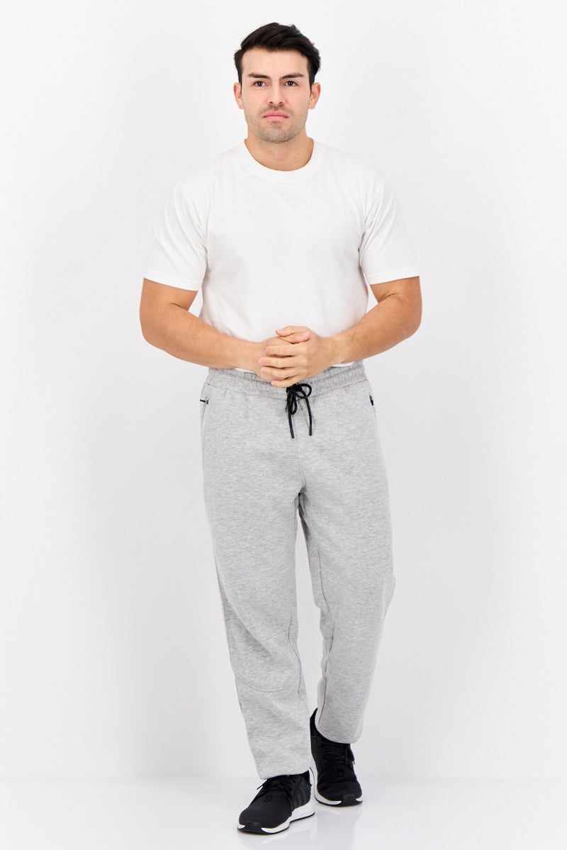 MOTION Men Sportswear Fit Outdoor Sweatpants, Grey - Image 4