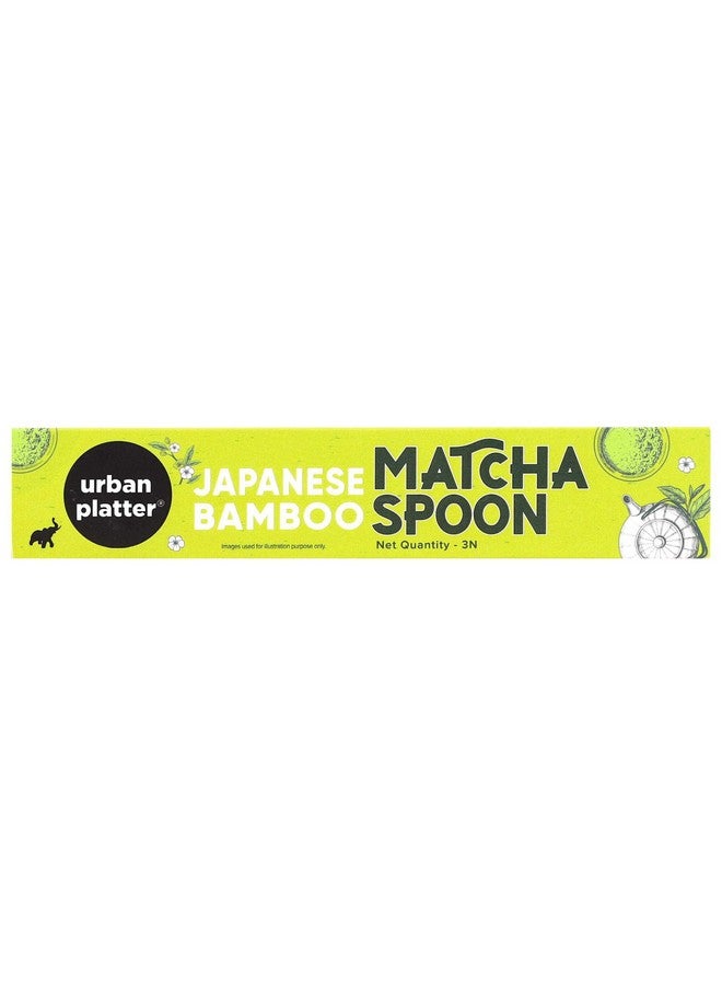 Urban Platter Urban Platter Bamboo Matcha Spoon (Chashaku), [Pack of 3]  - Image 3