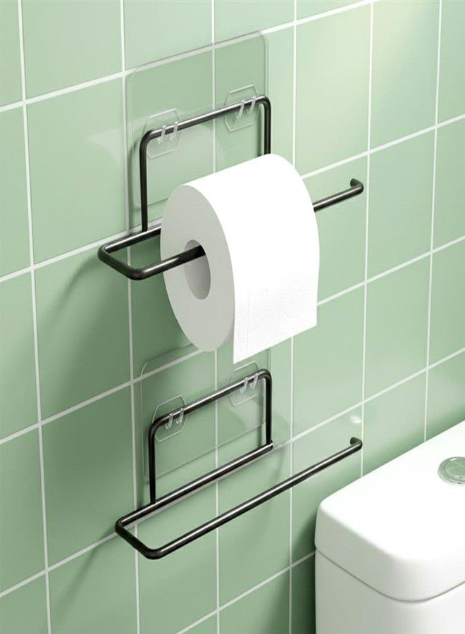 WonderStand Toilet Paper Holder, Bathroom Toilet Paper Roll Holder Wall Mounted, Toilet Tissue Hanger (Set of 3) - Image 1