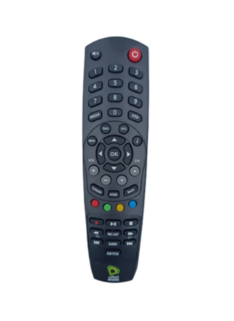 etisalat Compatible Elife Etisalat Remote Control for Receiver Universal (Black) 