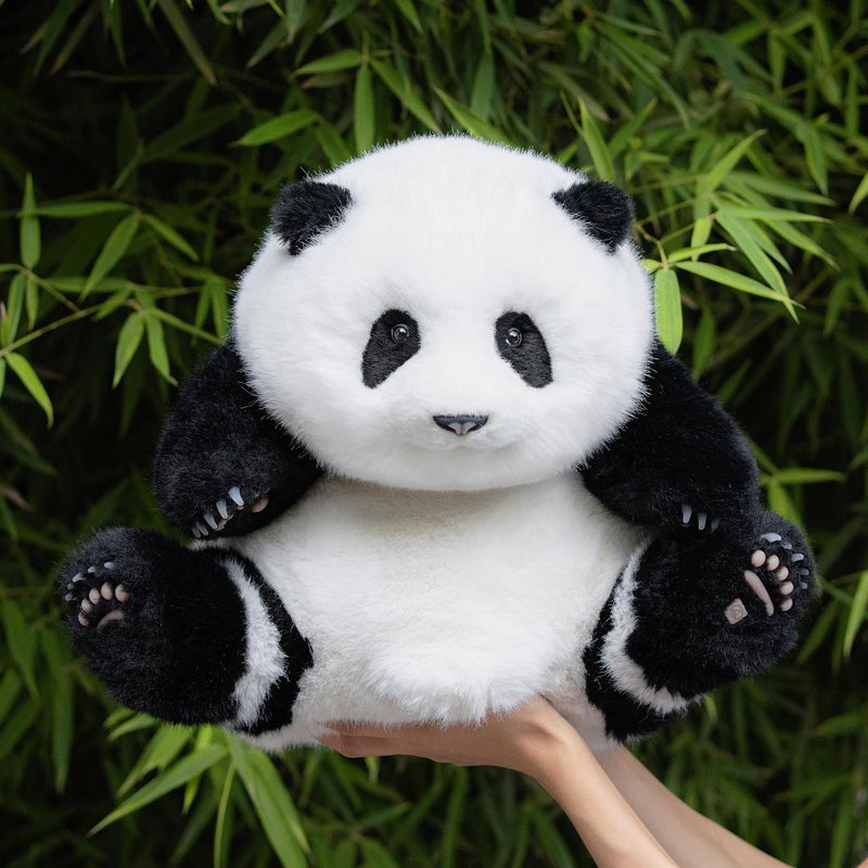 Chongker Weighted Panda Stuffed Animals Panda Plush for Companion HeHua Handmade Realistic Giant Big Plush 46LBS 165 Lifelike Animals - Image 3