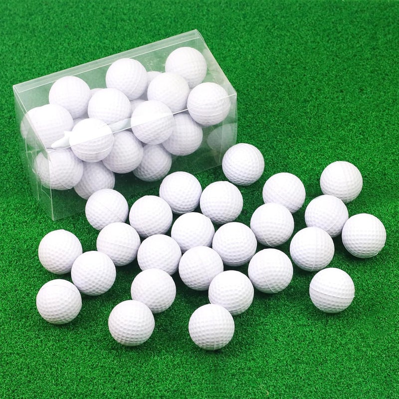 Bac-kitchen 40 Pack Foam Golf Practice Balls - Realistic Feel and Limited Flight Training Balls for Indoor or Outdoor - Image 1
