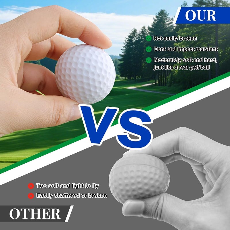 Bac-kitchen 40 Pack Foam Golf Practice Balls - Realistic Feel and Limited Flight Training Balls for Indoor or Outdoor - Image 3