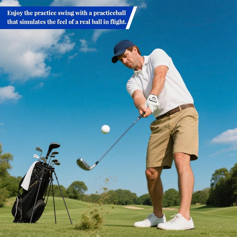 Bac-kitchen 40 Pack Foam Golf Practice Balls - Realistic Feel and Limited Flight Training Balls for Indoor or Outdoor - Image 5