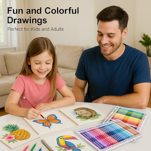 Ouksma Pre-sharpened Colored Pencils with Erasers, Erasable Color Pencils, Drawing Pencil, Art Pencil for School Supplies, Drawing Supplies (50 Colors) - Image 3