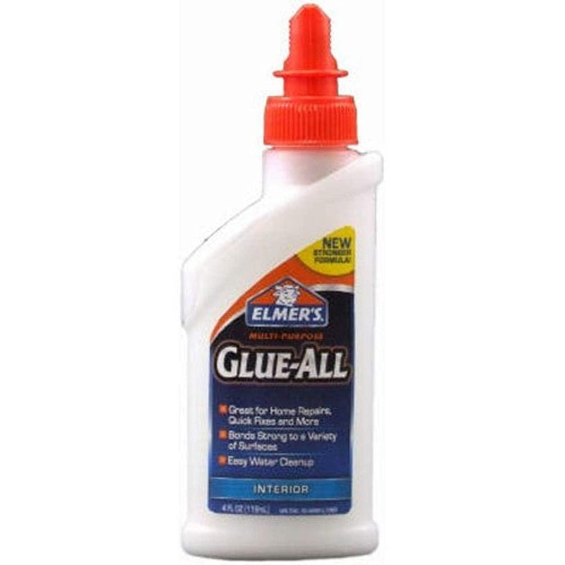 Elmer's Products Elmer's E3810 Multi-Purpose Glue-All, 4 Ounces, 4 oz, White, 4 Fl Oz