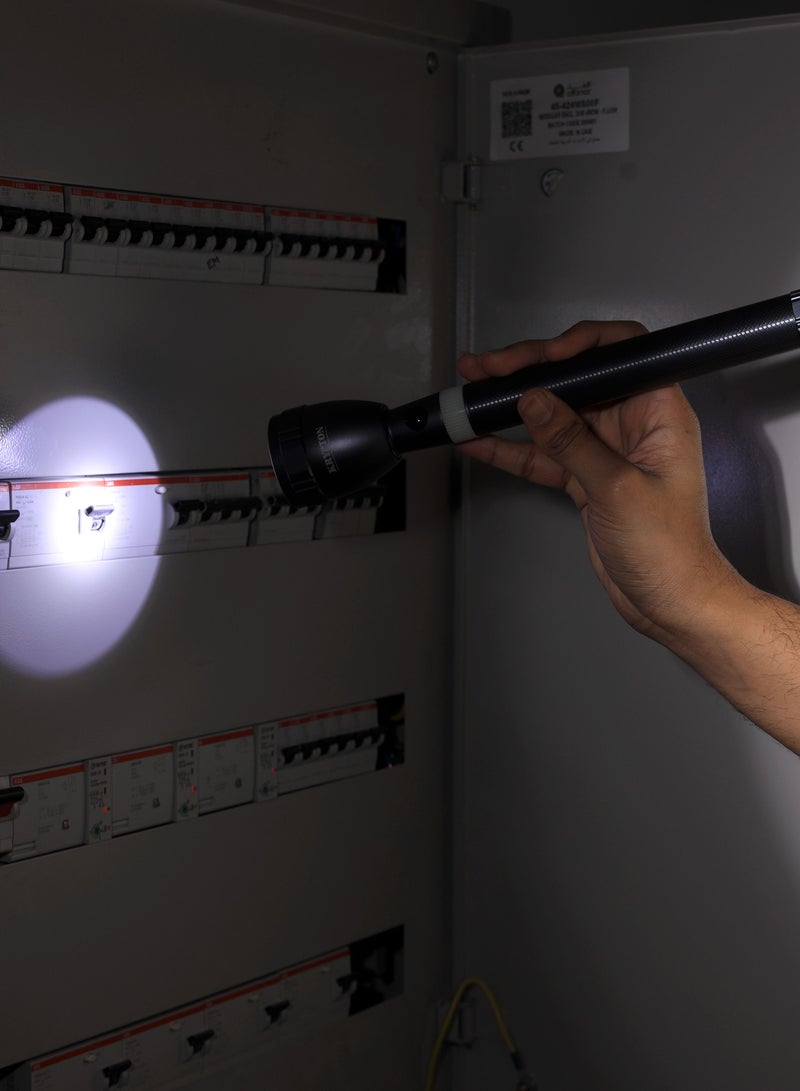 كريبتون 3 قطعة مصباح فلاش LED قابل لإعادة الشحن - تصميم محمول بهيكل ألومنيوم يعمل لمدة 4 ساعات | T6 Led بتقنية Triple Booster | مثالي للاستخدام الداخلي والخارجي - Image 3