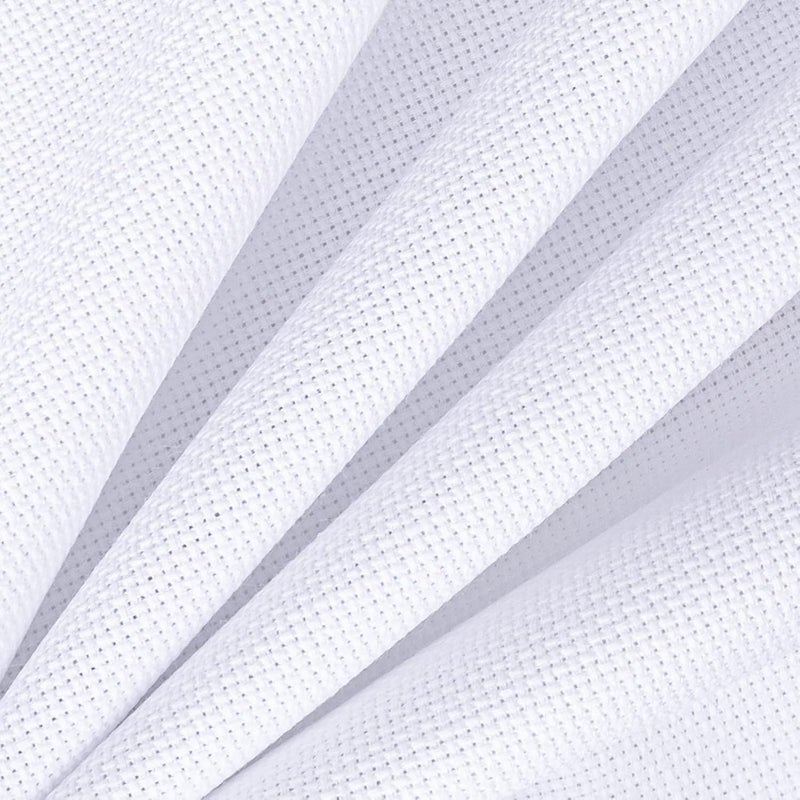 Caydo 16 قطعة قماش أيدا كبيرة الحجم كلاسيكية احتياطية بيضاء للتطريز المتقاطع 39x60 بوصة - Image 1