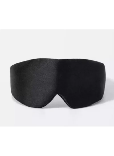 Beauty Pillow قناع نوم حريري 100% بلون الأسود الماسي – فائق النعومة ويمنع الضوء