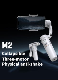 Generic 3-Axis Gimbal Stabilizer for Smartphone,  Face Tracking Focus Wheel Foldable iPhone Gimbal for iPhone/Android Phone Gimbal Vlog  - Image 3