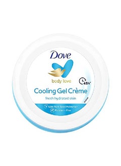 Dove Cooling Gel Crème (Cream) 48 Hrs Long Lasting Hydration Lightweight Oil Free Moisturizer For Smooth Skin Paraben Free 245 G  - Image 2
