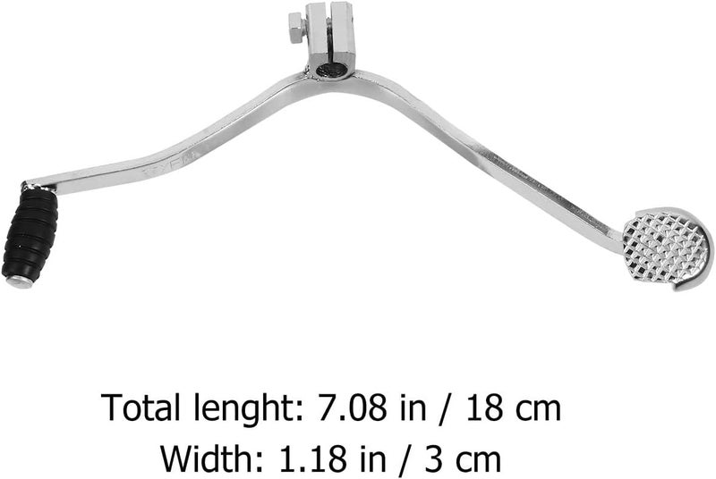 Healeved Alloy Shift Lever for Gn125 Motorbike, Motorcycle Gear Pedal, Sturdy Metal Shifter Replacement Part for Motorbike Controls Random Color - Image 2