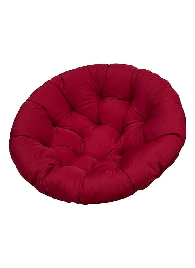 ANAND INDIA GROUPS ANAND INDIA GROUPS Round Cushion for Swing Chair for Outdoor Indoor Hammock Balcony Garden Patio Swing Hammock ChairMaroon  - Image 1