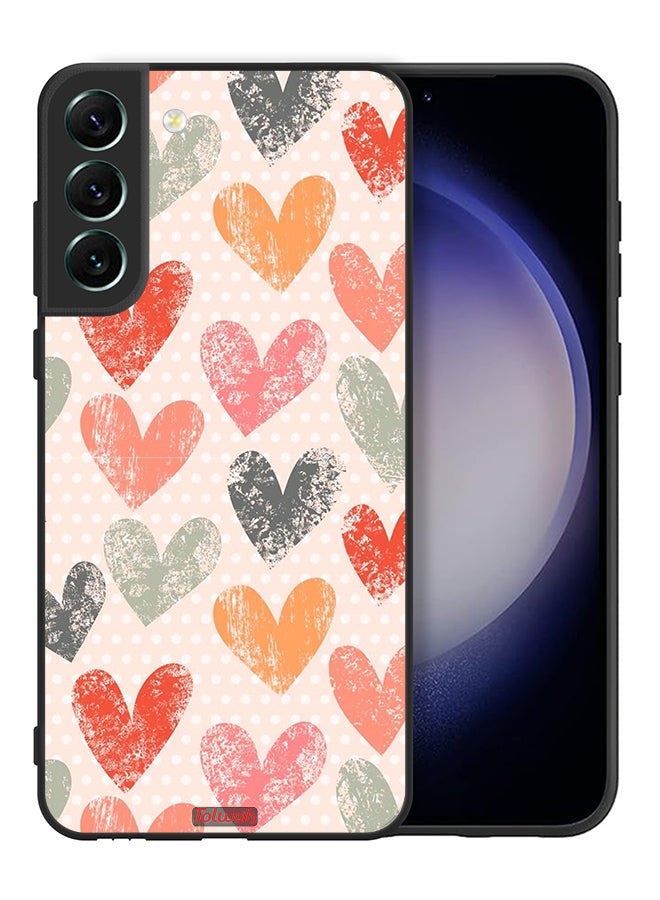 Tolwak Samsung Galaxy S21 FE 5G Protective Case Cover Hearts Art - Image 2
