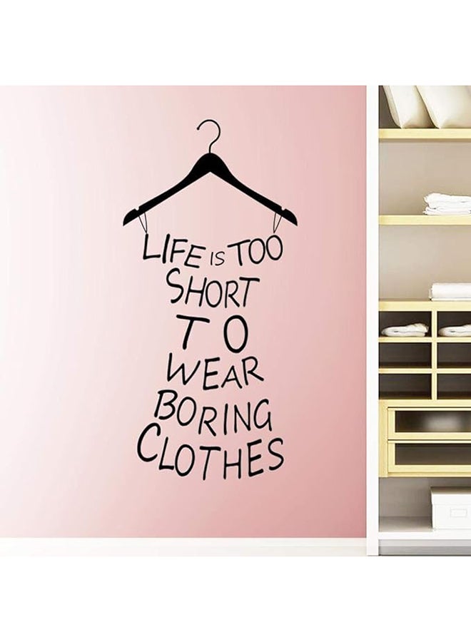 Life is Short quotes Wall Stcikers Home decoration wall posters mural for livingroom bedroom  - Image 1
