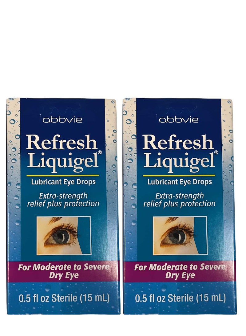 أليرجان عبوتين من ريفريش ليكويجل قطرة ترطيب العين 15 مل - Image 3