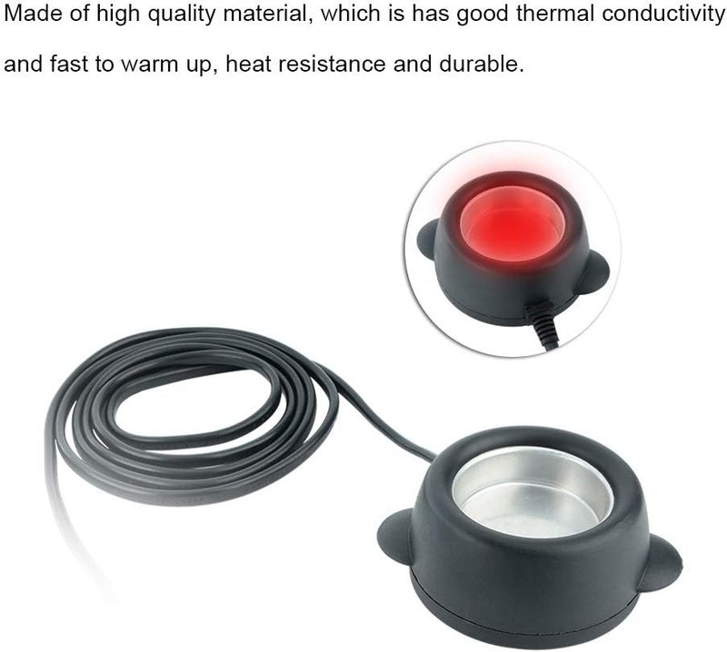 كلاراكو وعاء غراء، موقد غراء، وعاء غراء ساخن، وعاء غراء صغير، وعاء غراء ساخن، موقد غراء، شعر اصنعه بنفسك، وعاء غراء ساخن 30 واط [قابس أمريكي] - Image 4