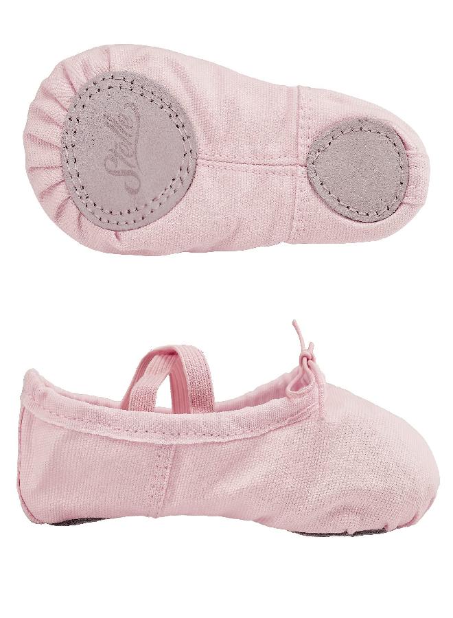 Stelle Stelle Ballet Shoes for Women Girls Baby Canvas Toddler Ballet Flats Slippers Boys Dance Shoes for Toddler/Little/Big Kids(9MT, Ballet Pink) - Image 4