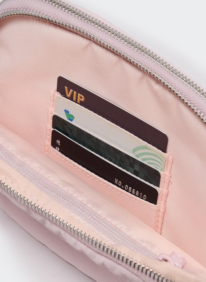 Pander حقيبة خصر نسائية من باندر إيفري وير، 5 جيوب بسحاب، مصنوعة من البوليستر RPET، حقيبة كروسبودي (لون وردي). - Image 5