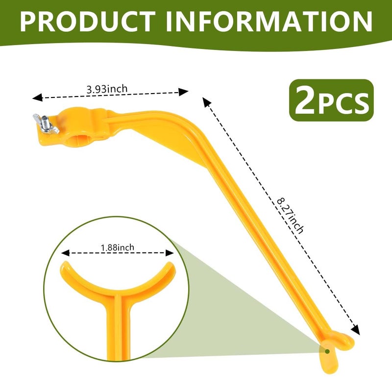 KISEER 2 Pcs Golf Training Aids Swing Trainer Tool Golf Accessories (Yellow) - Image 2