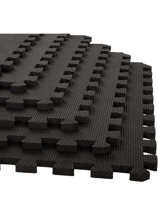 XTRIM Puzzle Exercise Mat (6 Tiles & 10 Borders, 16 Sq.Ft. Area) High-Density EVA Foam Mat - Image 3