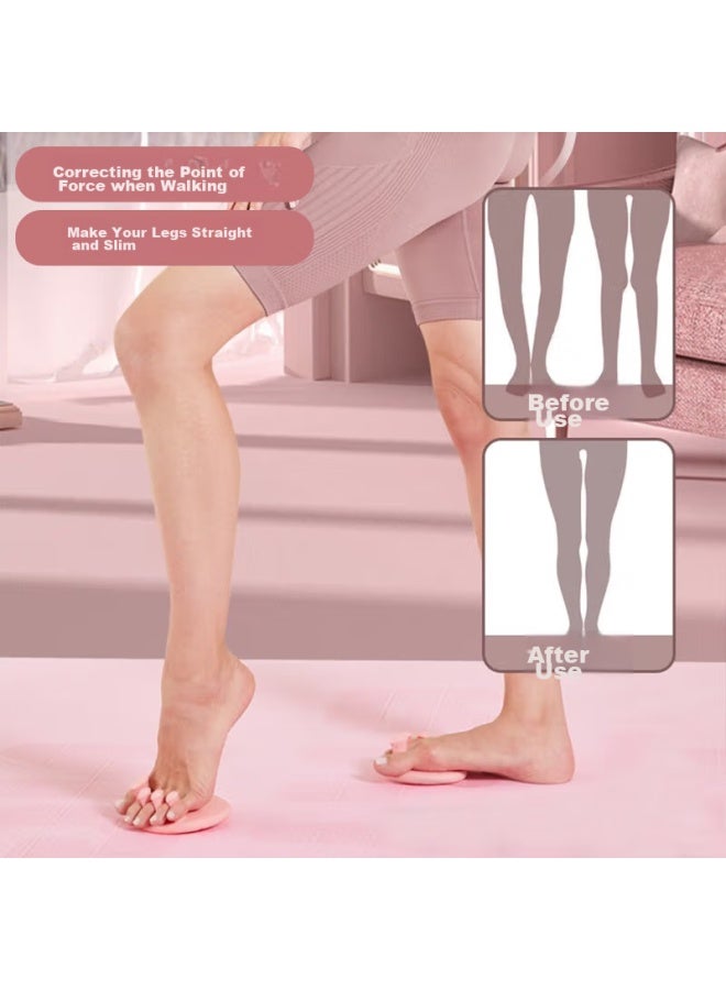 Dweck Duweike, Foot Arch Trainer, Leg Shaping, Toe Outward And Flat Foot Correction, Arch Collapse, One Pair, Pink - Image 2