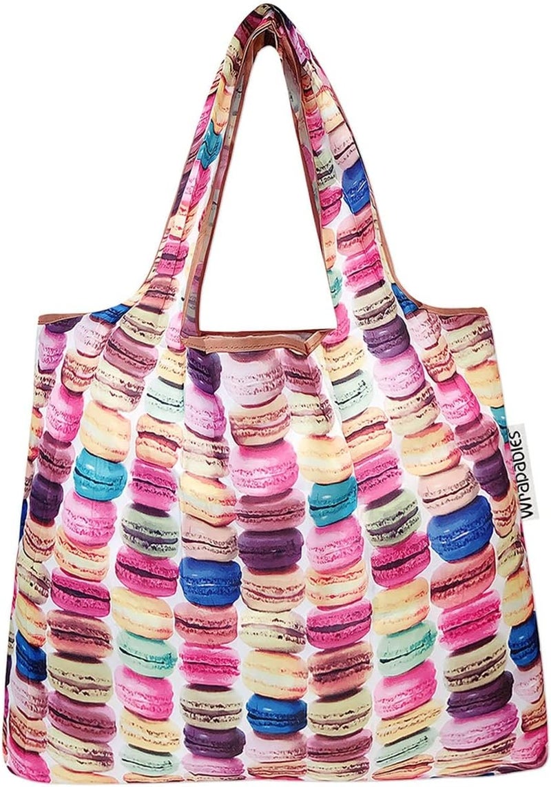 allydrew Foldable Tote Nylon Reusable Grocery Bag (Set of 2) - Image 2